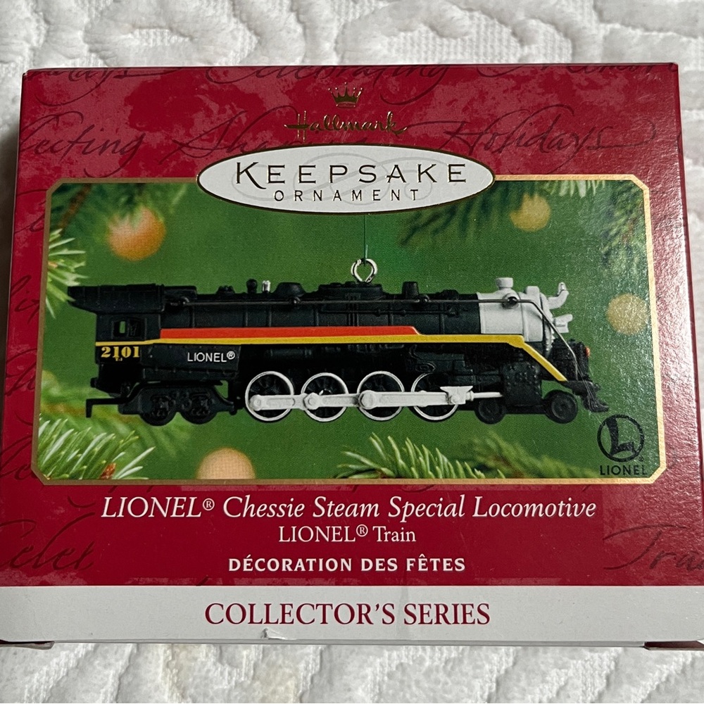 Hallmark Keepsake Ornament Lionel Chessie Steam Special Locomotive Train (2001)